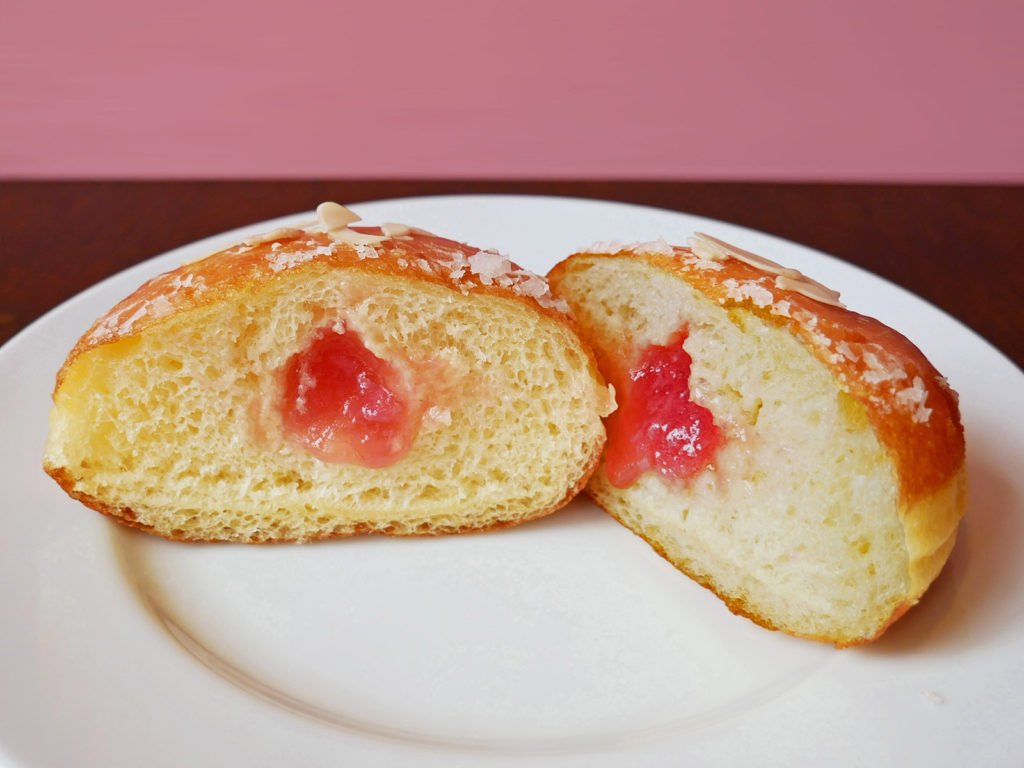 In Poland, the most popular pączki is filled with rose jam.